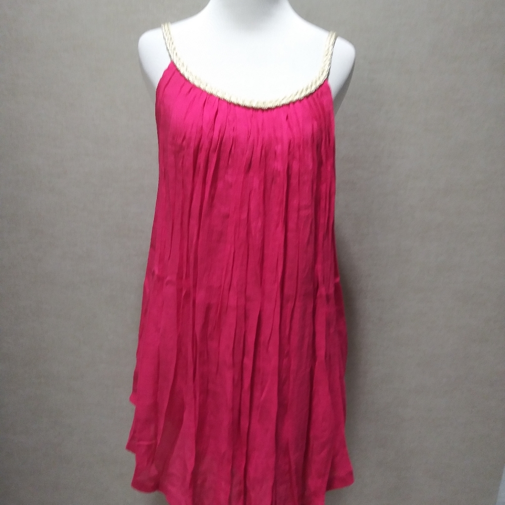 Kaktus Flowy Gauze Pink Dress/ Swim Cover Up
